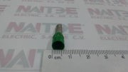 TERMINAL DE PUNTA HUECA 250 STARFIX 376 68, DE 6.0 MM CAL.10 COLOR VERDE.
